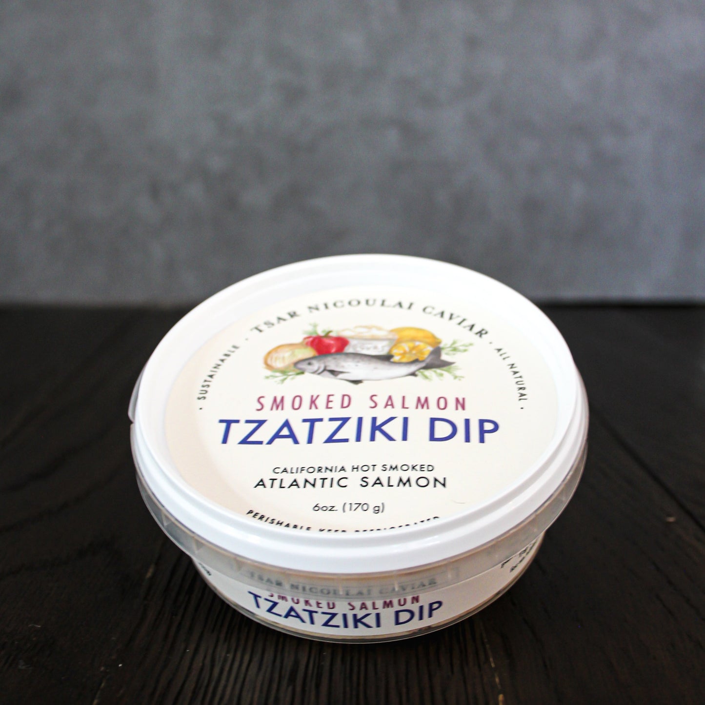 6oz Smoked Salmon Tzatziki Dip