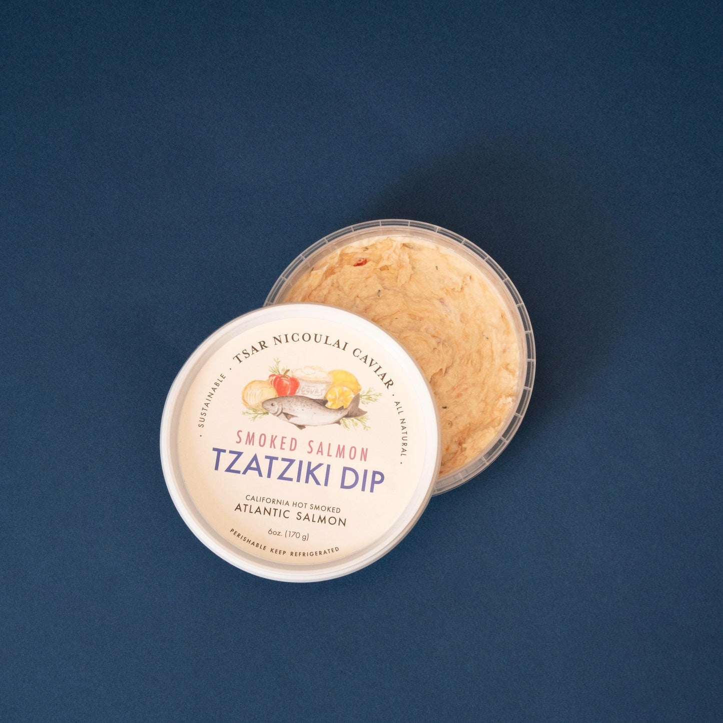 6oz Smoked Salmon Tzatziki Dip
