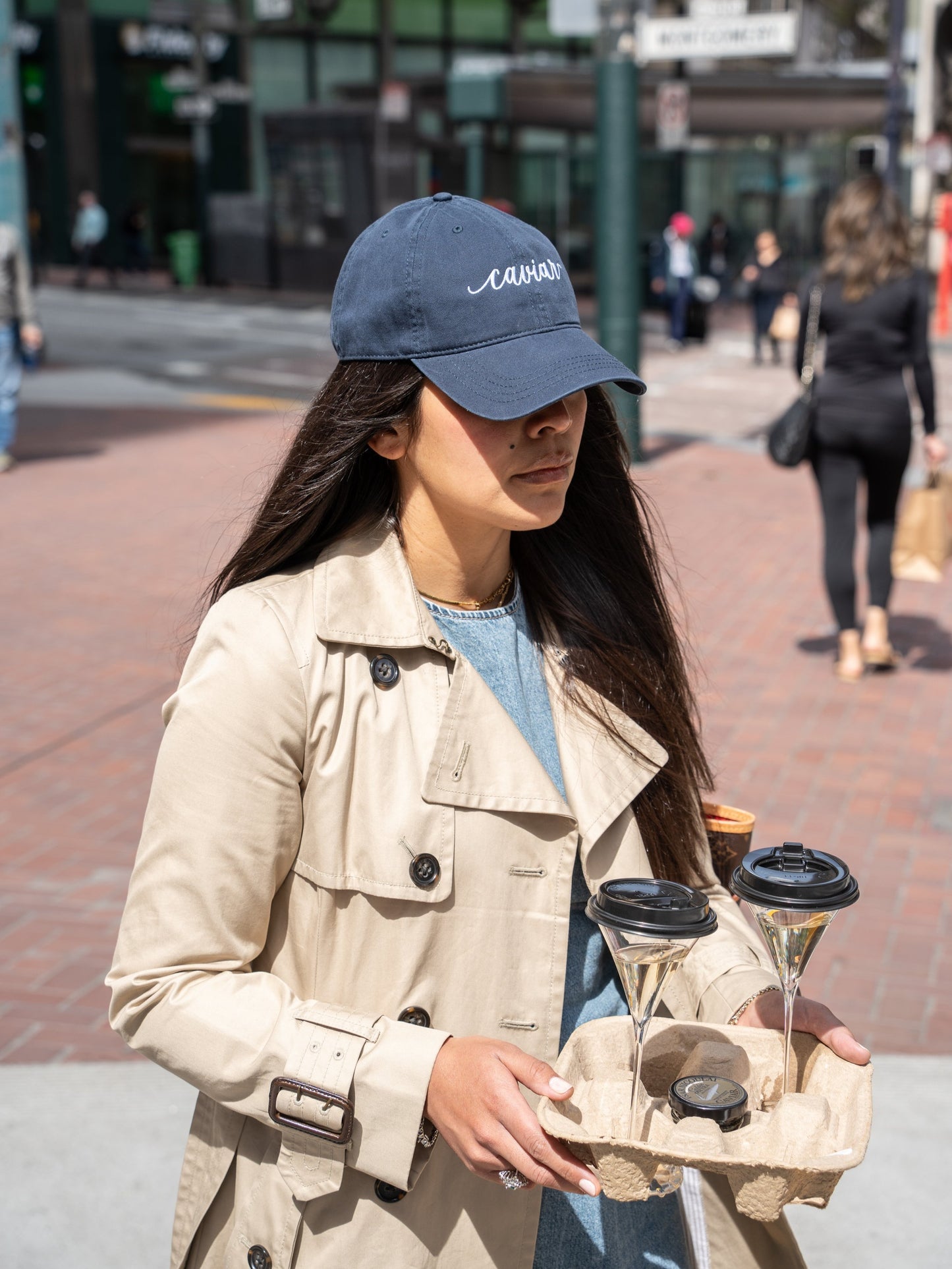 Caviar Embroidered Baseball Cap
