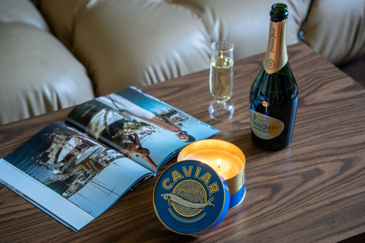 Caviar Tin Candle