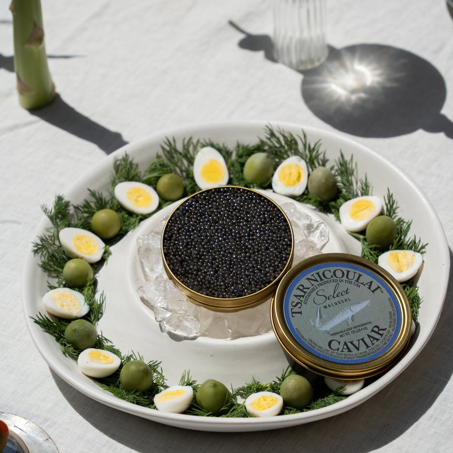 Ceramic Caviar Server