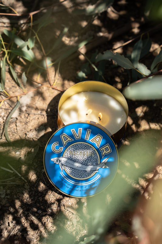 Caviar Tin Candle