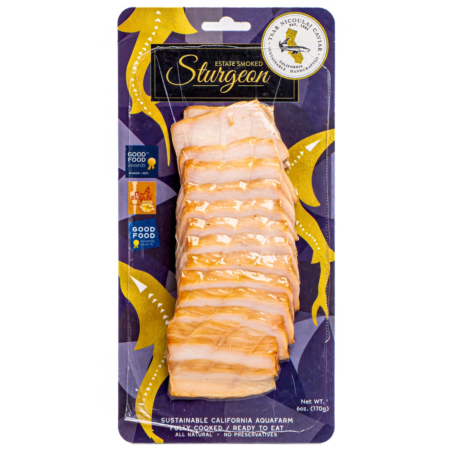 6oz Tsar Smoked Sturgeon