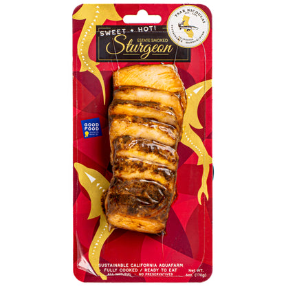 6 oz Sweet 'n' Hot Smoked Sturgeon