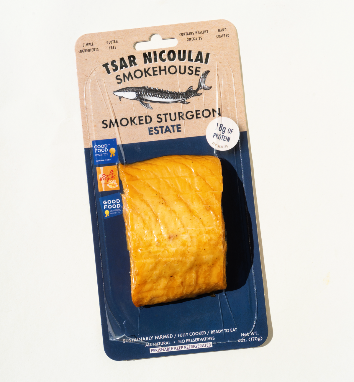 6oz Tsar Smoked Sturgeon