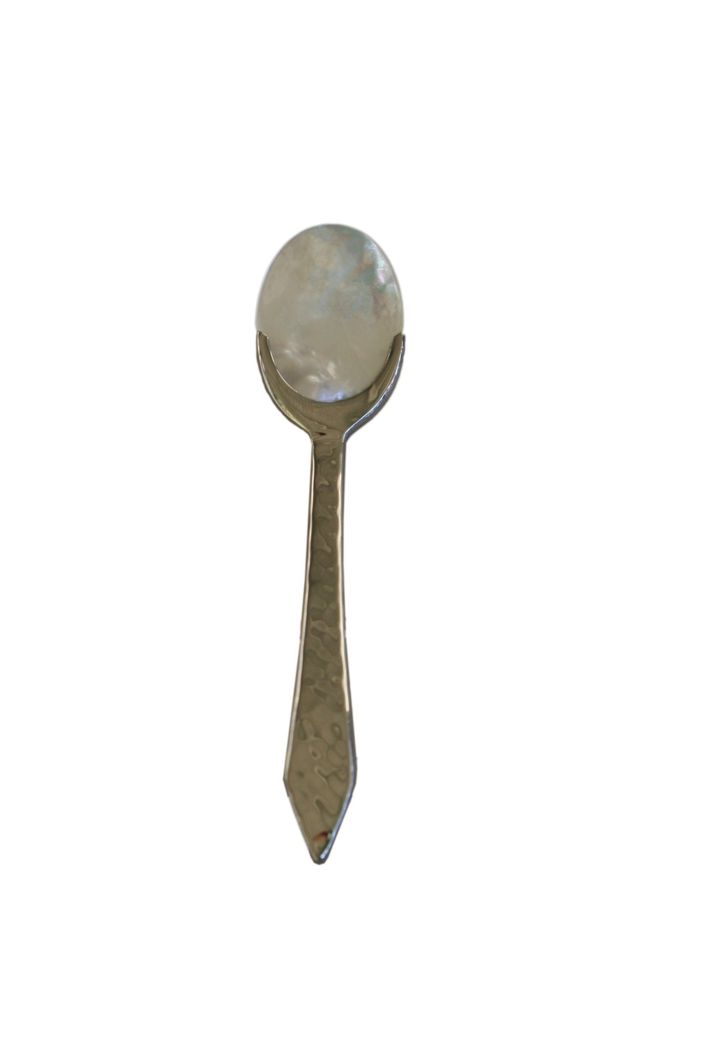 Hammered Mother of Pearl Spoon