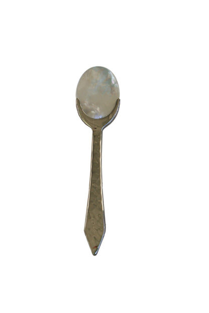 Hammered Mother of Pearl Spoon