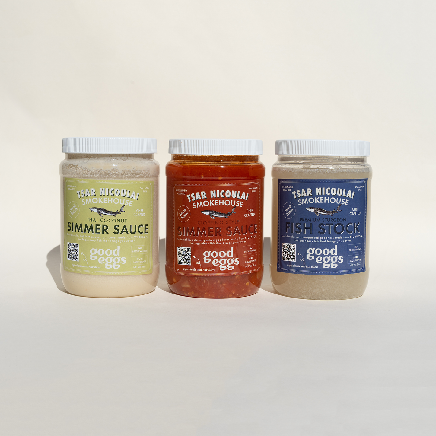 Good Eggs x Tsar Nicoulai Sturgeon Bone Broths
