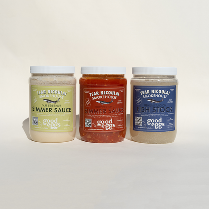 Good Eggs x Tsar Nicoulai Sturgeon Bone Broths