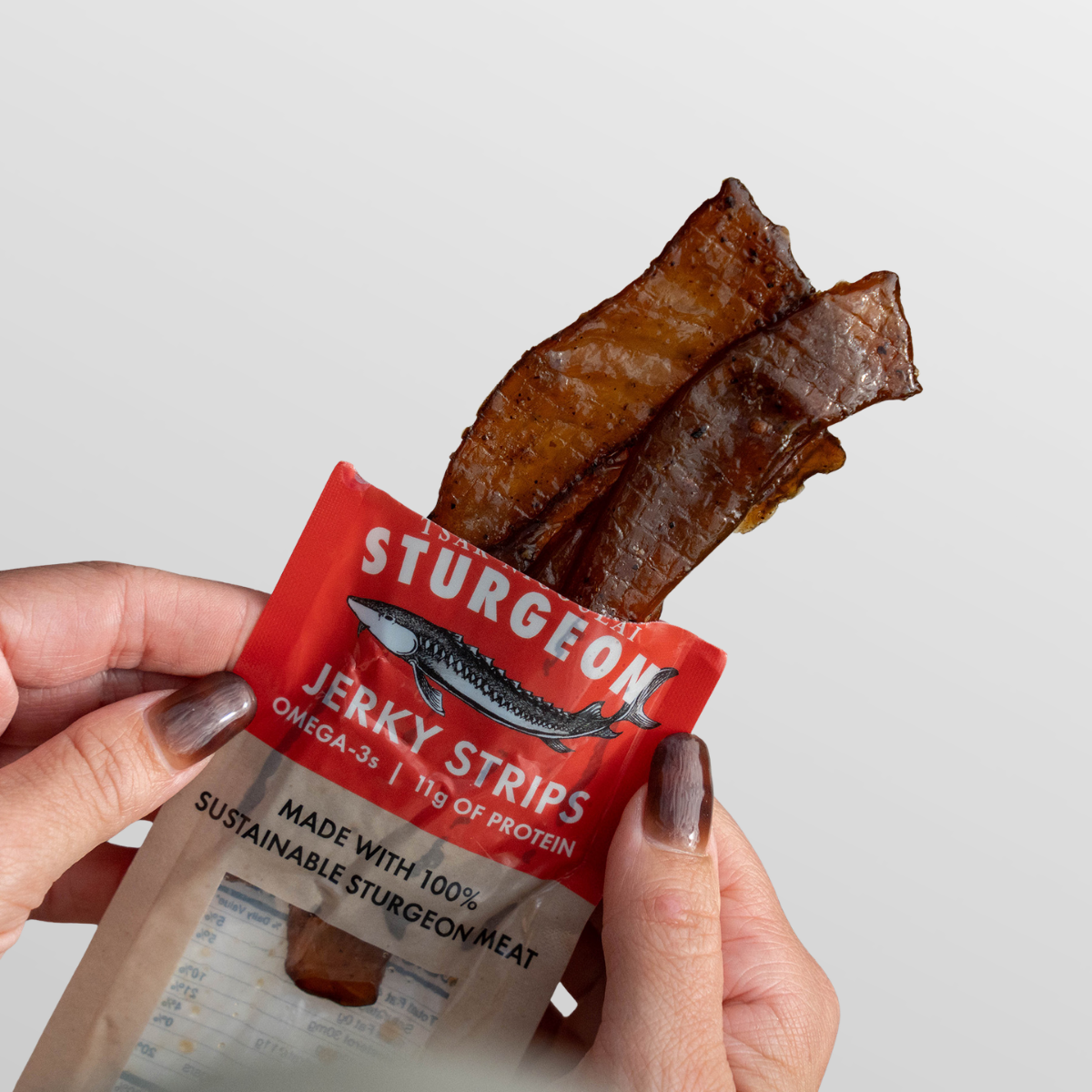 Peppercorn Sturgeon Jerky